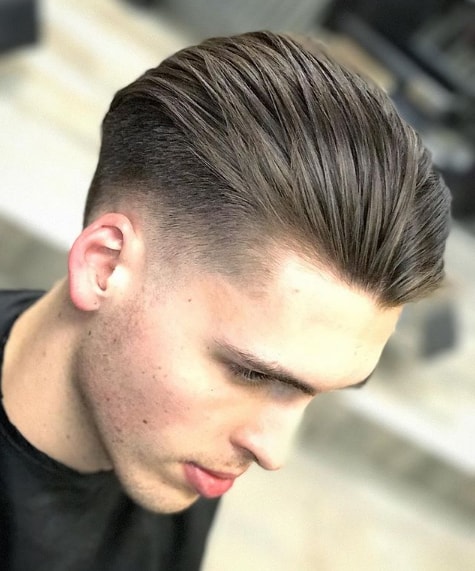Comb Over Low Fade Haircut for Men
