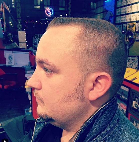Flat Top military haircut