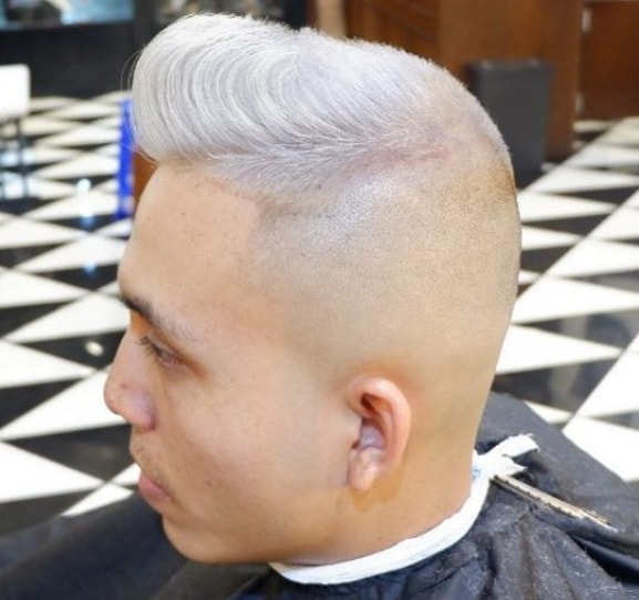rectangular flat top hairstyle for men