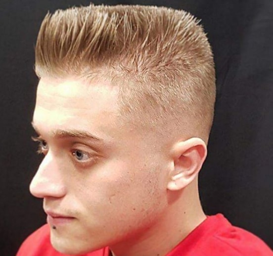 Spiky Flat Top Boy Hairstyle