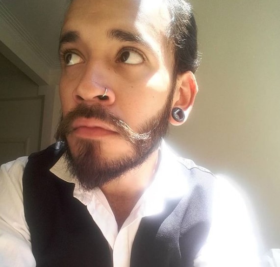 Handlebar Mustache with Beard Style
