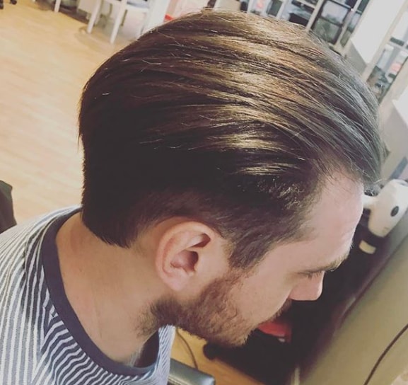 Long on Top, Short Sides and Back Hair for Men