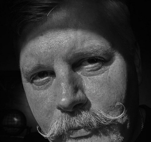 The Gentleman Handlebar Mustache Style