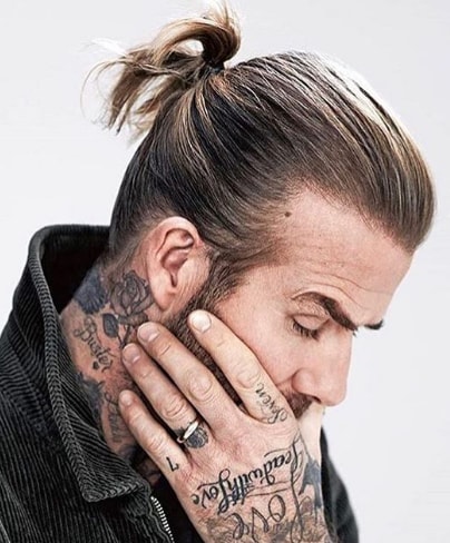 Ponytail - David Beckham Hairstyle