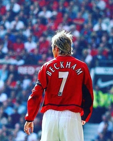 Textured Layered David Beckham Hairstyle