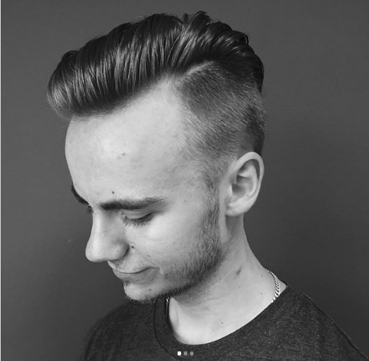 Loose Slicked Back Undercut