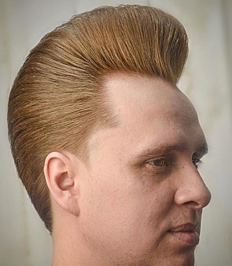 Medium Length Pompadour Men Hairstyle