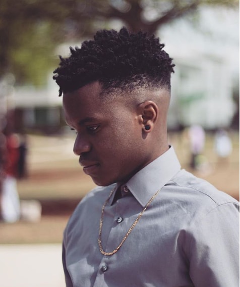 Short Dreadlocks With Mid Fade