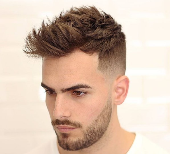 Short Length Textured Haircut For Guys