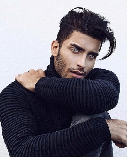 Side Parted Medium Length Hair