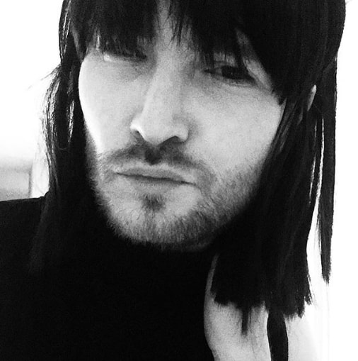Straight Hair Plus Bangs Men Hairstyle