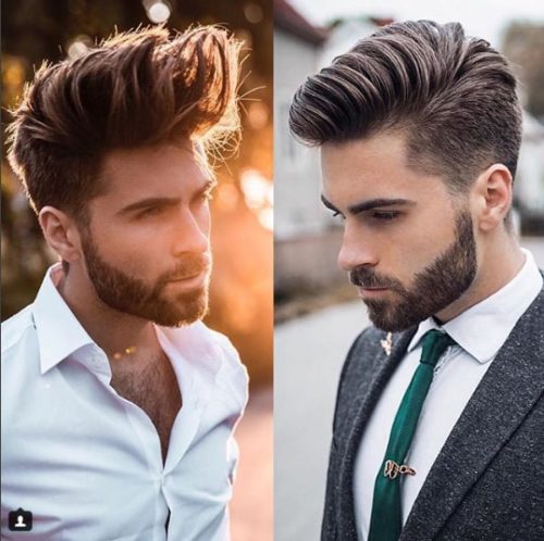 Tidal Wave Comb Over Men Hairstyle