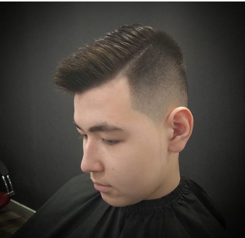 Side Swept Hair With An Undercut