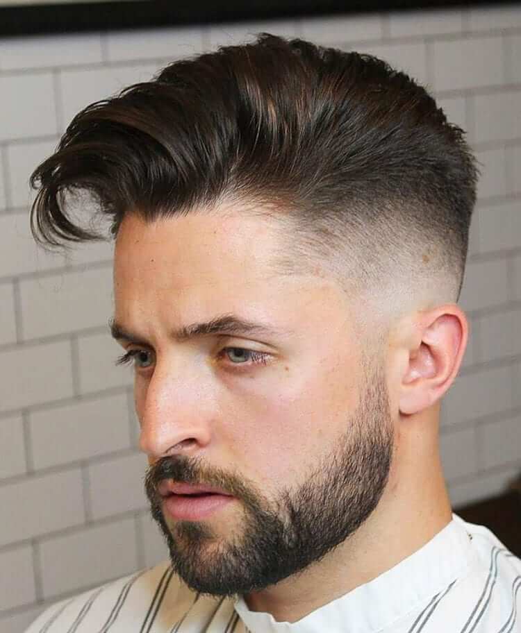 undercut hairstyle straight