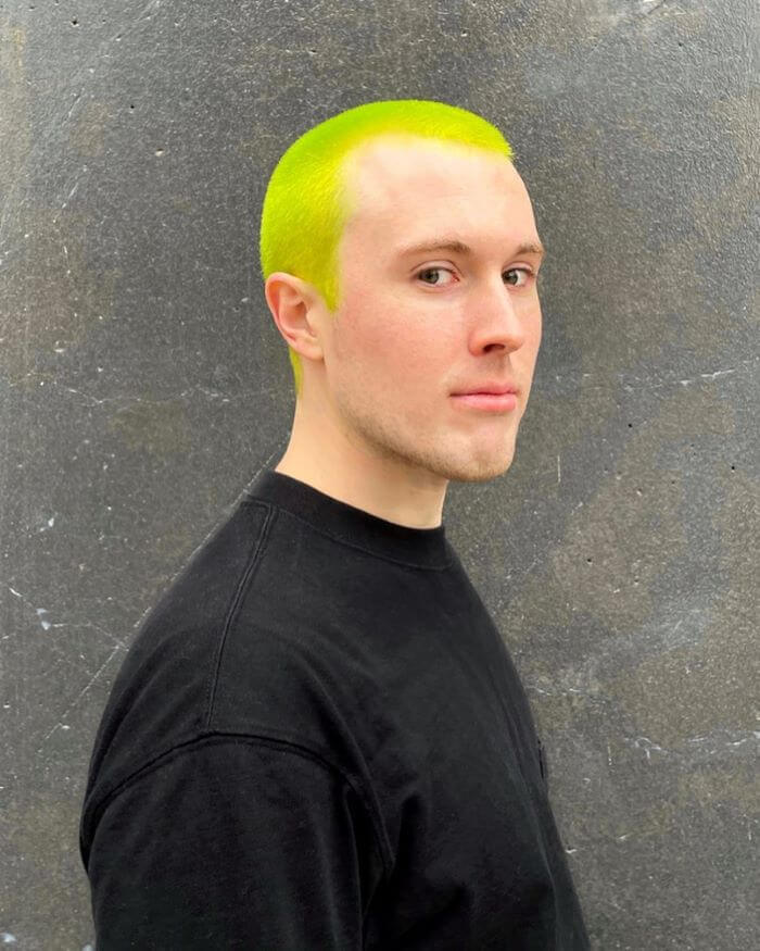 Dyed Hair Buzz