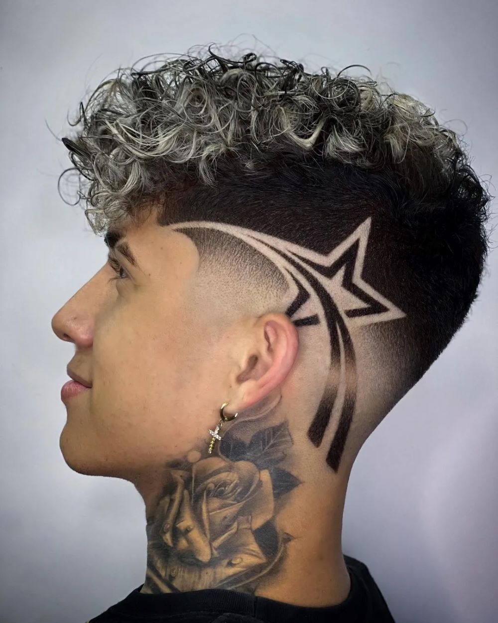 Cool Taper Fade with Highlights